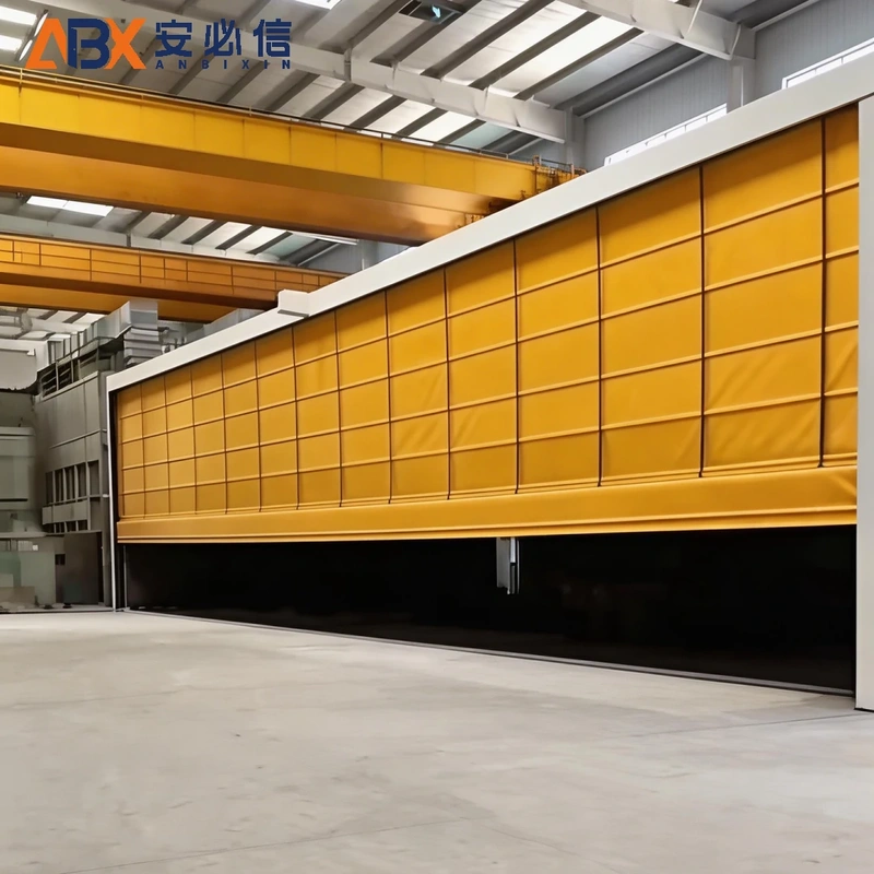 保定市软帘堆积门